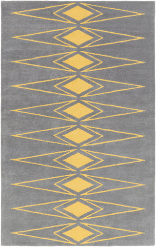 Surya Solid Bold SLB-6820 Gray Area Rug by Bobby Berk 5' X 7'6''