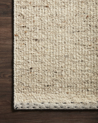 Loloi Sloane SLN-01 Natural Area Rug Corner On Wood