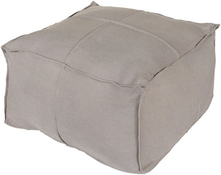 Surya Solid Linen SLPH-004 Neutral Pouf