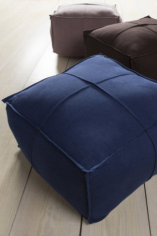 Surya Solid Linen SLPH-006 Purple Pouf 