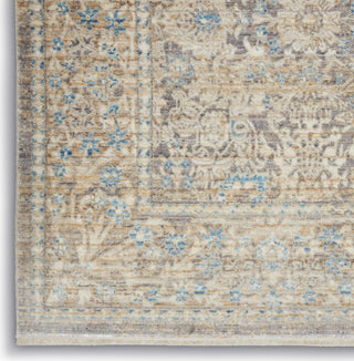 Nourison Silken Weave SLW01 Ivory Blue Area Rug