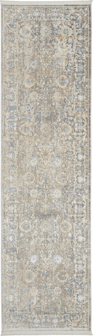 Nourison Silken Weave SLW01 Ivory Blue Area Rug