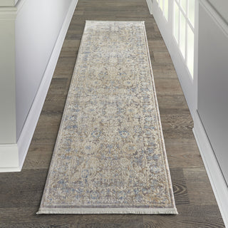 Nourison Silken Weave SLW01 Ivory Blue Area Rug