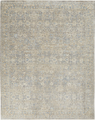 Nourison Silken Weave SLW01 Ivory Blue Area Rug