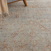 Nourison Silken Weave SLW02 Grey/Brick Area Rug