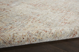 Nourison Silken Weave SLW02 Grey/Brick Area Rug