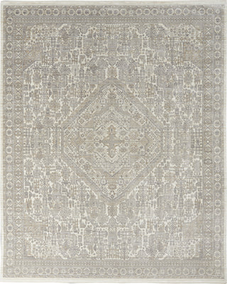 Nourison Silken Weave SLW02 Ivory Beige Area Rug