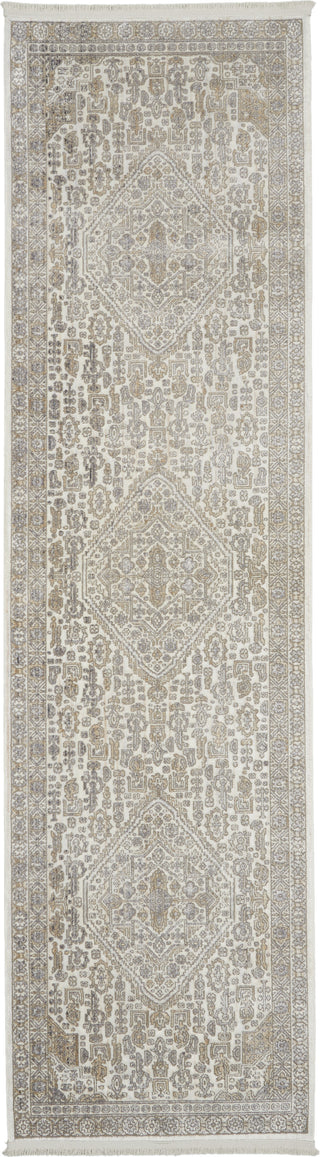 Nourison Silken Weave SLW02 Ivory Beige Area Rug