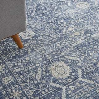 Nourison Silken Weave SLW03 Blue Area Rug