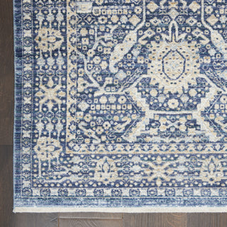 Nourison Silken Weave SLW03 Blue Area Rug