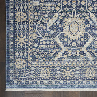 Nourison Silken Weave SLW03 Blue Area Rug