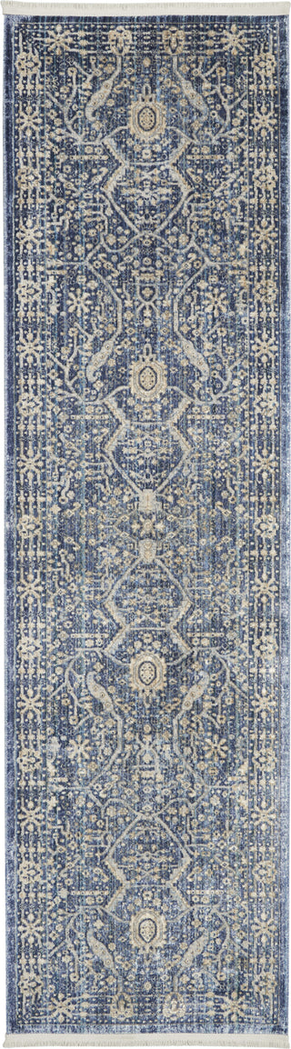 Nourison Silken Weave SLW03 Blue Area Rug