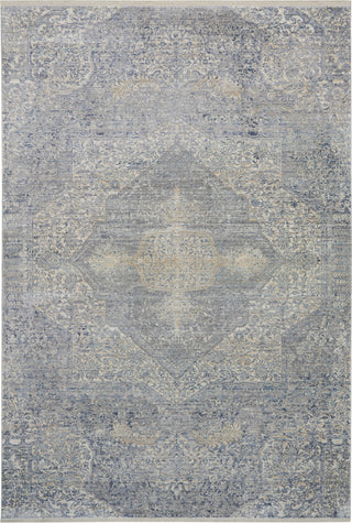 Nourison Silken Weave SLW04 Blue/Grey Area Rug