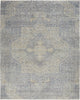 Nourison Silken Weave SLW04 Blue/Grey Area Rug
