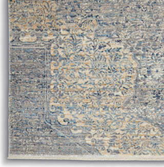 Nourison Silken Weave SLW04 Blue/Grey Area Rug