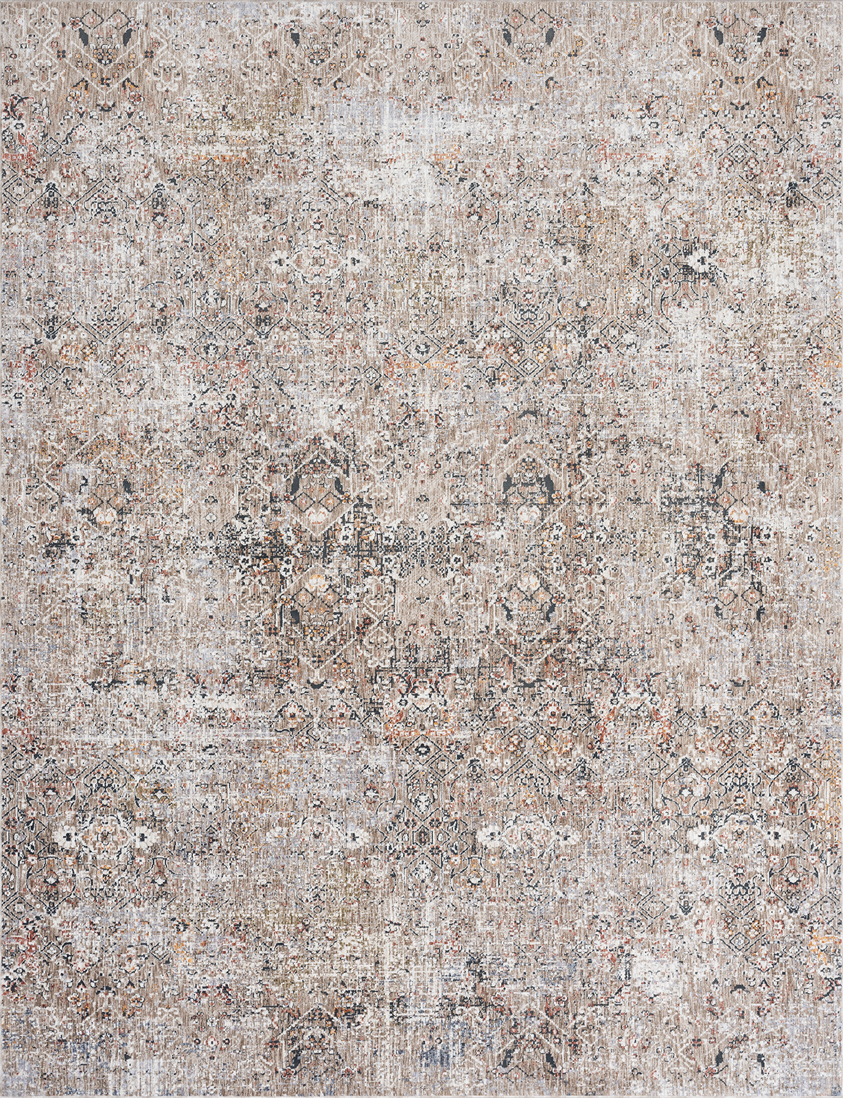 K2 SONOMA SM-781 Earth Tones/Pewter Area Rug main image