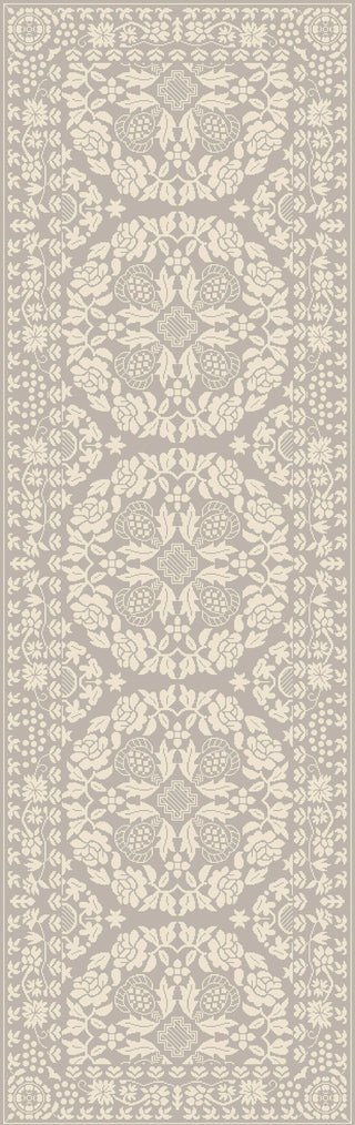 Surya SMI-2151 Gray Area Rug by Smithsonian 2'6'' X 8' Runner