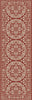 Surya SMI-2154 Red Area Rug by Smithsonian 2'6'' X 8' Runner