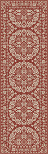 Surya SMI-2154 Red Area Rug by Smithsonian 2'6'' X 8' Runner