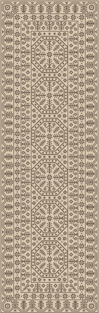 Surya SMI-2155 Gray Area Rug by Smithsonian 2'6'' X 8' Runner