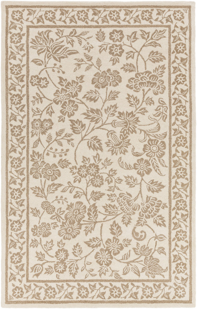 Surya SMI-2162 White Area Rug by Smithsonian