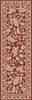 Surya SMI-2163 Red Hand Tufted Area Rug by Smithsonian 2'6'' X 8' Runner