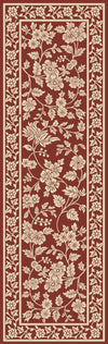 Surya SMI-2163 Red Hand Tufted Area Rug by Smithsonian 2'6'' X 8' Runner