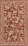 Surya SMI-2163 Red Hand Tufted Area Rug by Smithsonian 5' X 8'