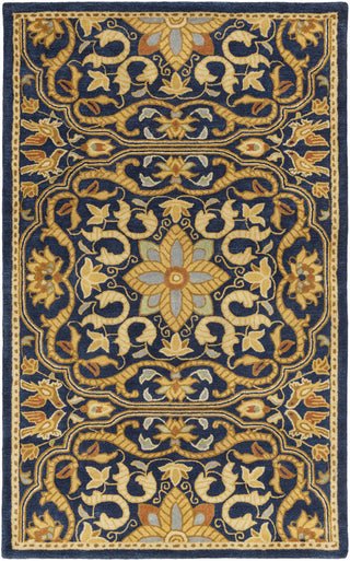 Surya SMI-2165 Blue Hand Tufted Area Rug by Smithsonian 5' X 8'