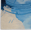 Symmetry SMM01 Blue/Ivory Area Rug by Nourison Room Image Feature