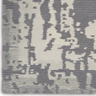 Symmetry SMM02 Grey/Beige Area Rug by Nourison Room Image Feature