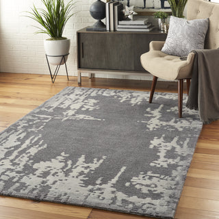 Symmetry SMM02 Grey/Beige Area Rug by Nourison