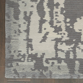 Symmetry SMM02 Grey/Beige Area Rug by Nourison