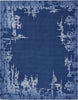 Symmetry SMM02 Navy Blue Area Rug by Nourison