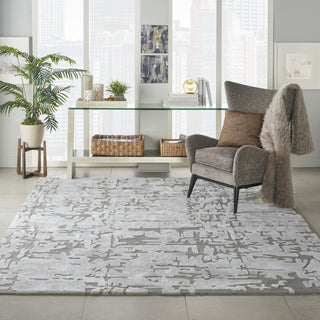 Symmetry SMM03 Ivory/Taupe Area Rug by Nourison