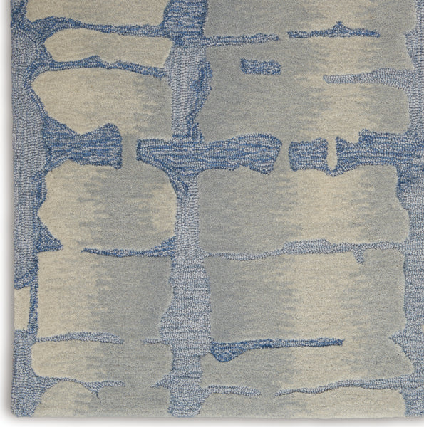Symmetry SMM04 Blue/Grey Area Rug by Nourison – Incredible Rugs and Decor