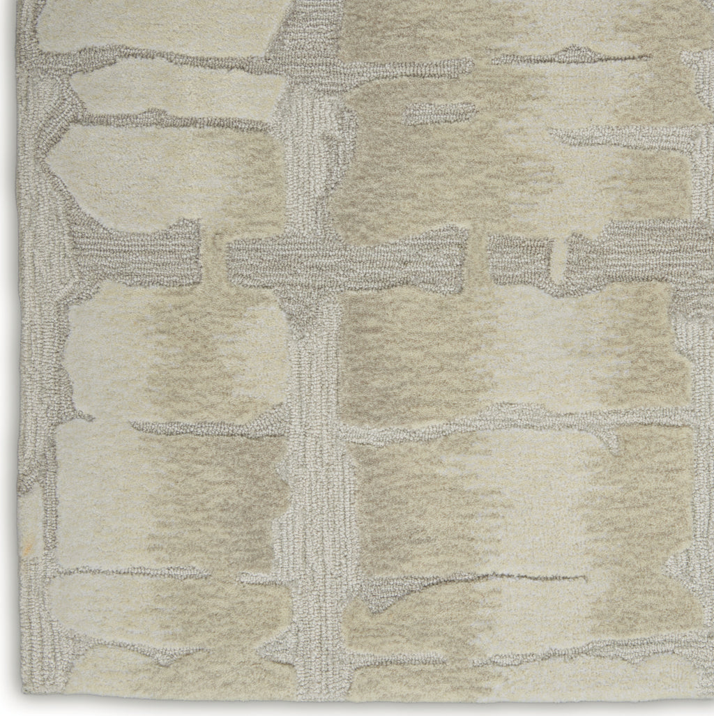 Symmetry SMM04 Ivory/Beige Area Rug by Nourison Room Image Feature