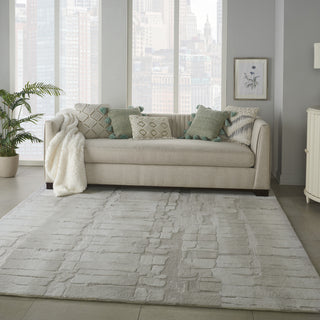 Symmetry SMM04 Ivory/Beige Area Rug by Nourison