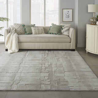 Symmetry SMM04 Ivory/Beige Area Rug by Nourison