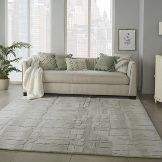 Symmetry SMM04 Ivory/Beige Area Rug by Nourison