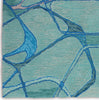 Symmetry SMM05 Aqua Blue Area Rug by Nourison Room Image Feature