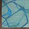 Symmetry SMM05 Aqua Blue Area Rug by Nourison