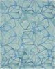 Symmetry SMM05 Aqua Blue Area Rug by Nourison