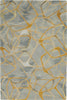 Symmetry SMM05 Grey/Yellow Area Rug by Nourison