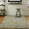 Symmetry SMM05 Grey/Yellow Area Rug by Nourison