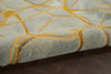 Symmetry SMM05 Grey/Yellow Area Rug by Nourison
