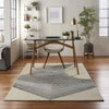Symmetry SMM06 Ivory/Grey Area Rug by Nourison