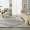 Symmetry SMM06 Ivory/Grey Area Rug by Nourison