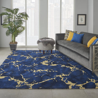 Symmetry SMM09 Navy Area Rug by Nourison