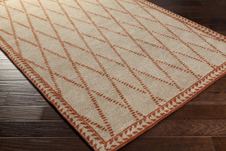Surya Stampede SMP-6001 Rust Hand Tufted Area Rug 5x8 Corner